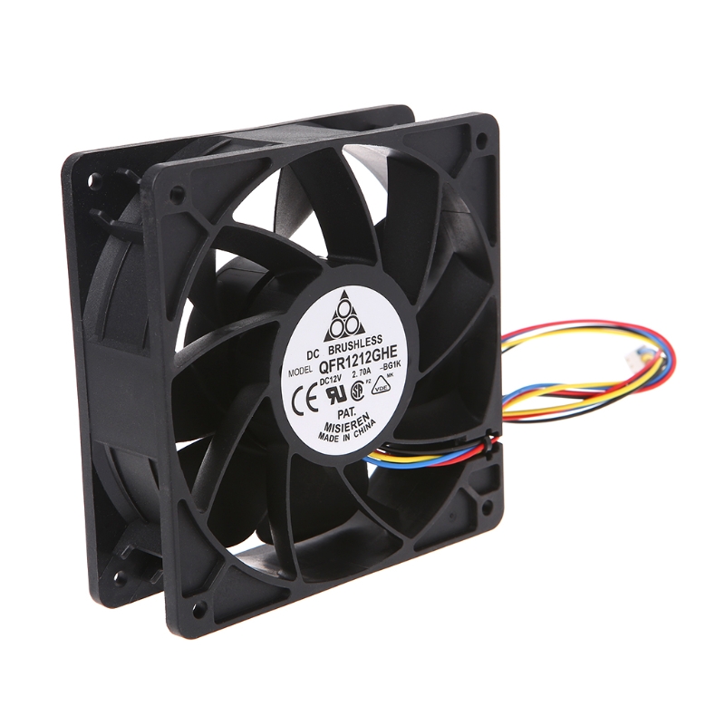 Original DELTA QFR1212GHE Cooling Fan 12V 2.7A 32.4W 4wires QFR1212GHE Fans